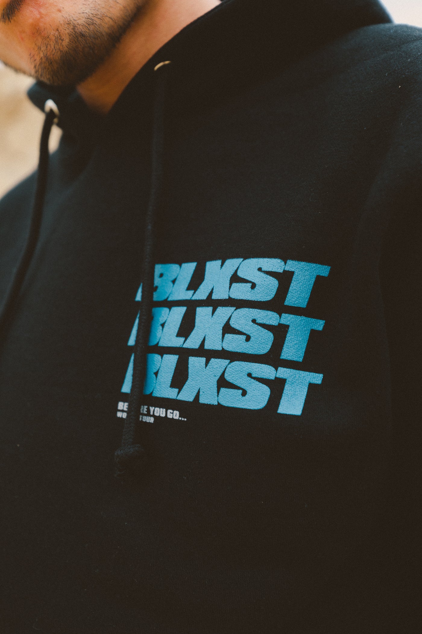 Boarding Pass Black Hoodie