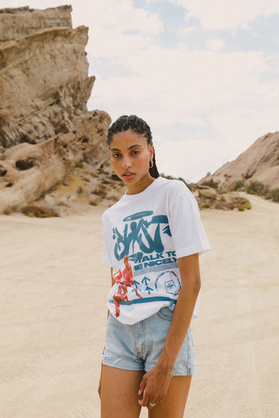 Talk To Me Nicely White T-Shirt