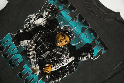 BLXST Lightning Vintage Black Crewneck